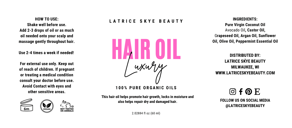 Luxury Hair Growth Oil